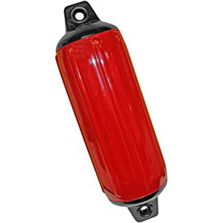TAYLOR MADE Taylor Made 955128 SuperGard Inflatable Vinyl Fender - Red, 10-1/2" x 30" 955128